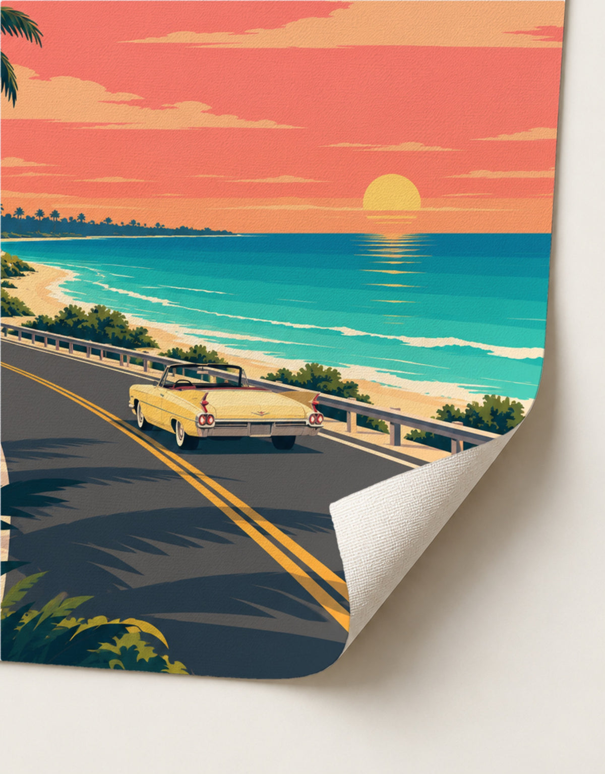 Scarlet & Lagoon art print
