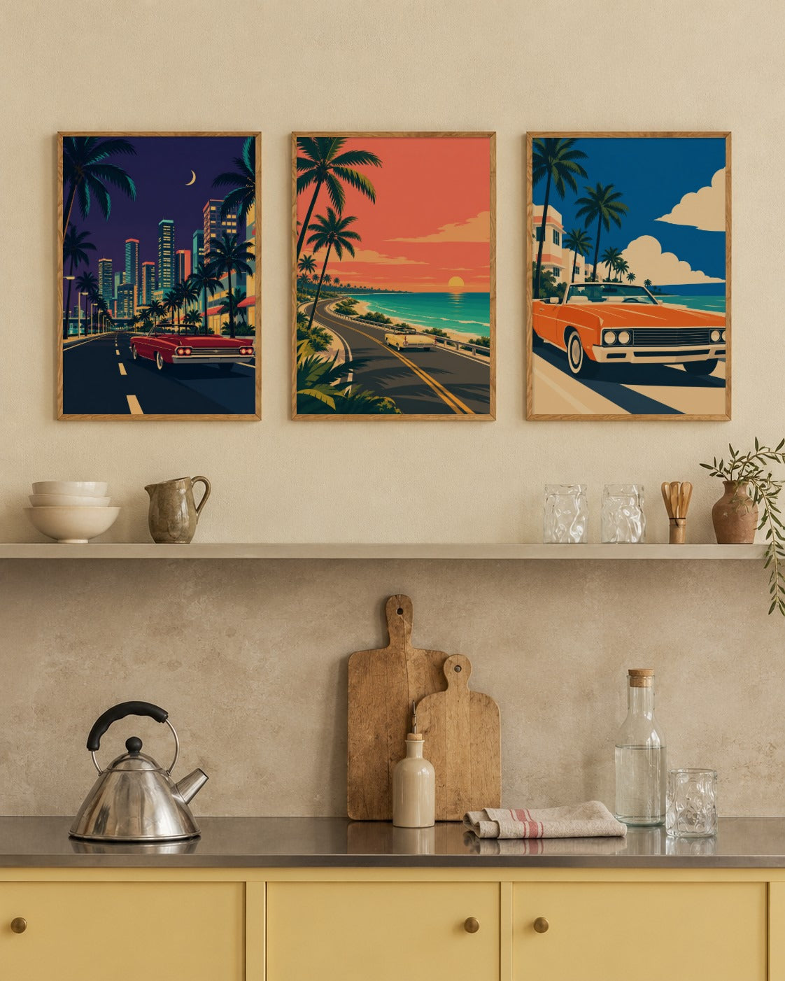 Scarlet & Lagoon art print