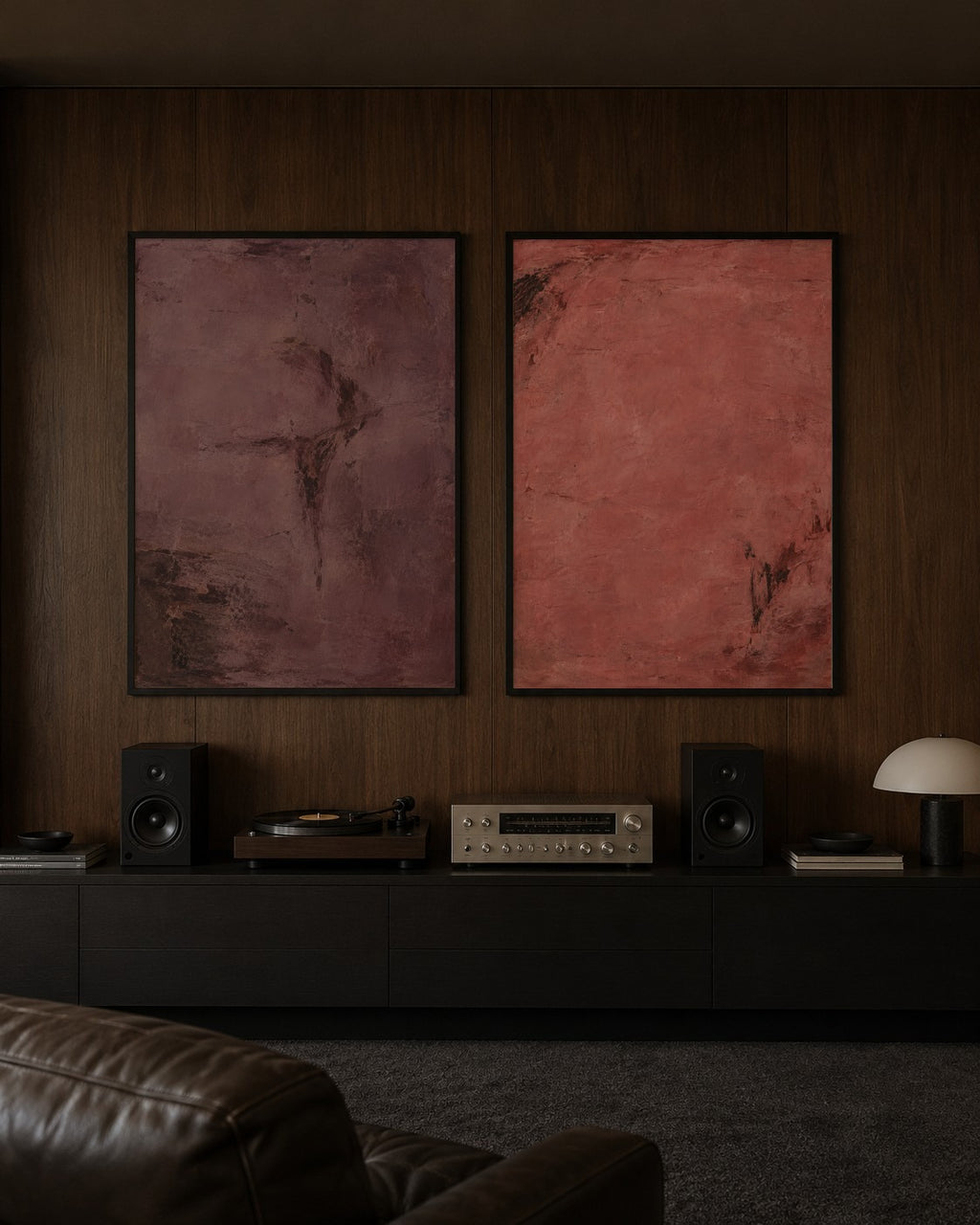 Scarlet & Vermilion art print