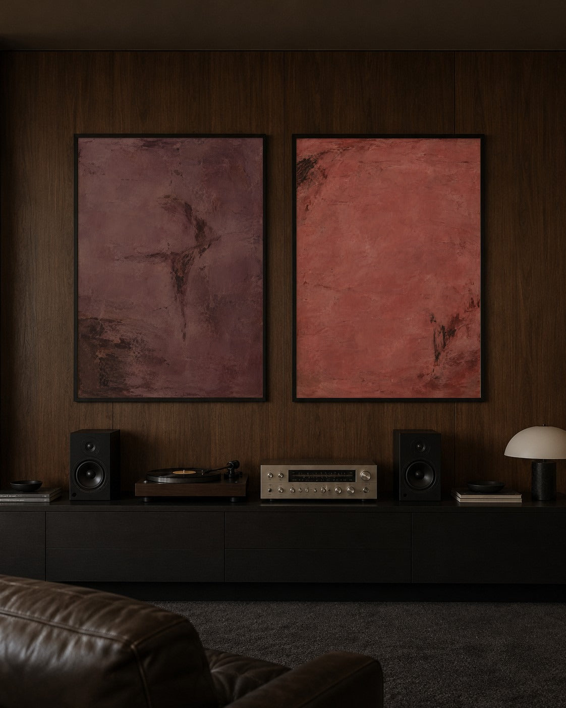 Scarlet & Vermilion art print