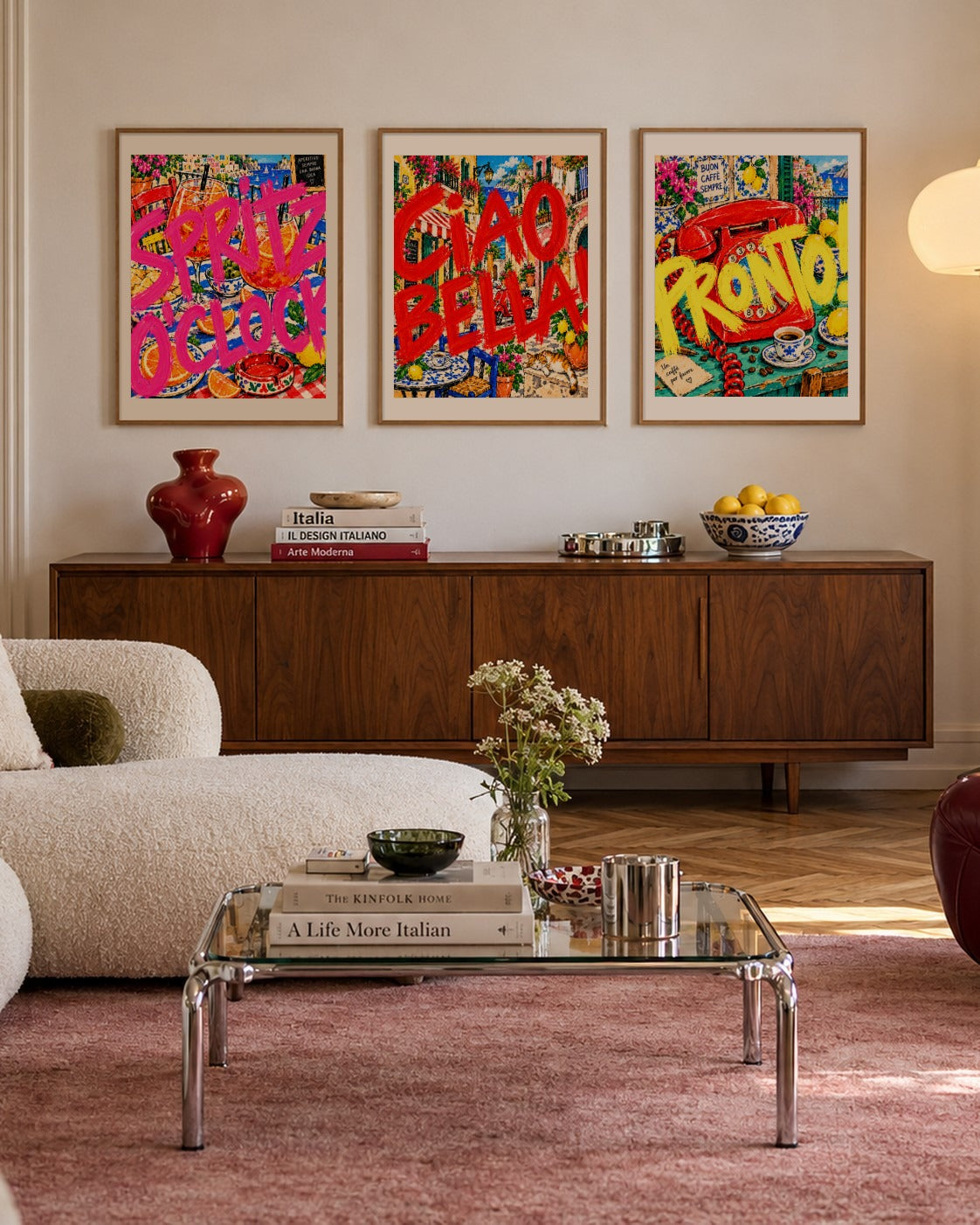 Study in Ruby art print