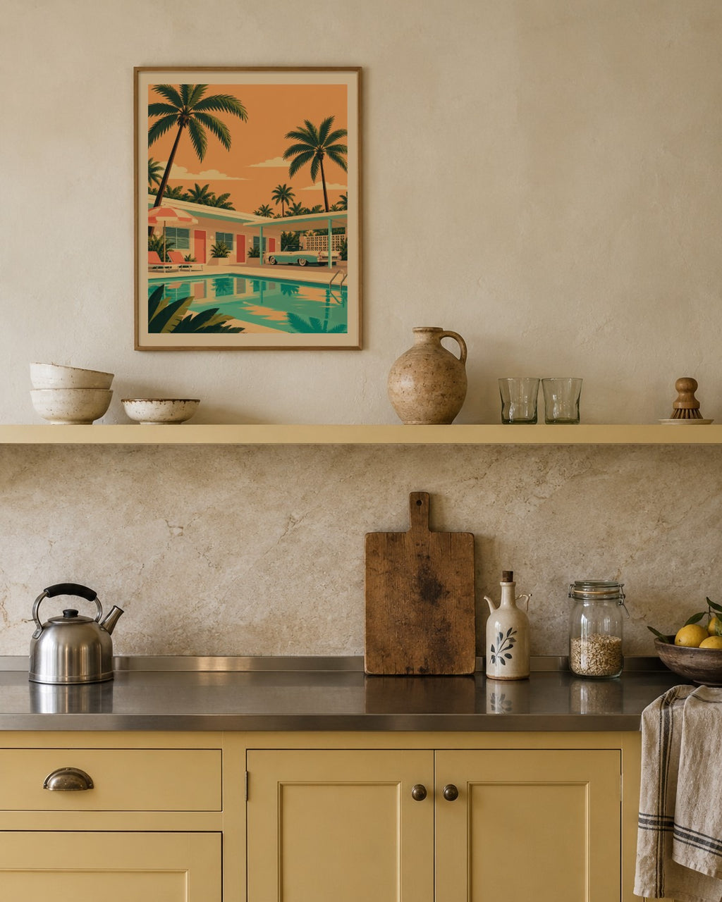 Tempo in Copper art print