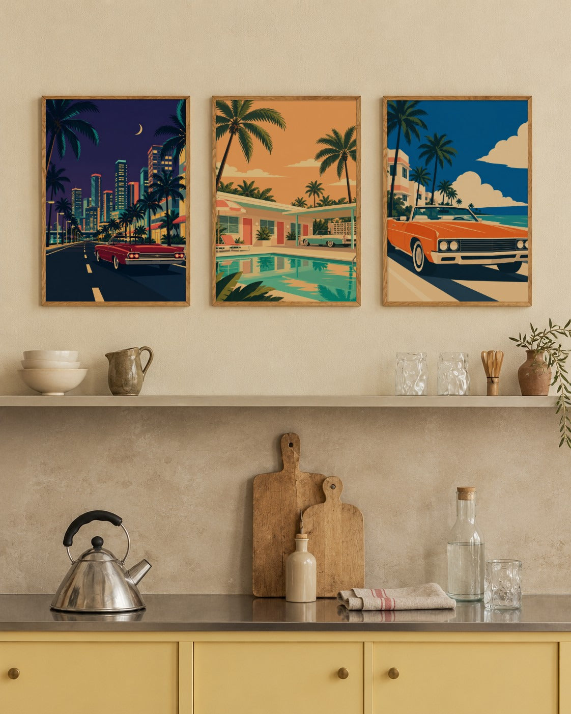 Tempo in Copper art print